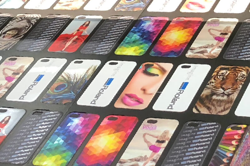 Phone case store printing