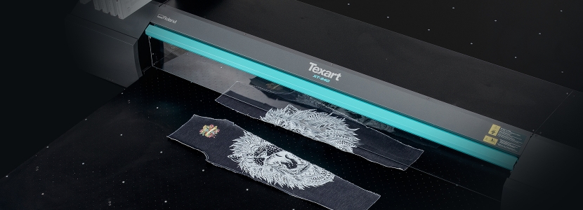 XT40 direct to fabric pigment printer digital printing 2m belt